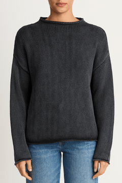 Demylee Lamis Cotton Sweater - Black