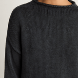 Demylee Lamis Cotton Sweater - Black