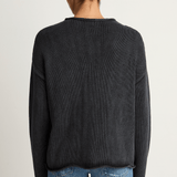 Demylee Lamis Cotton Sweater - Black