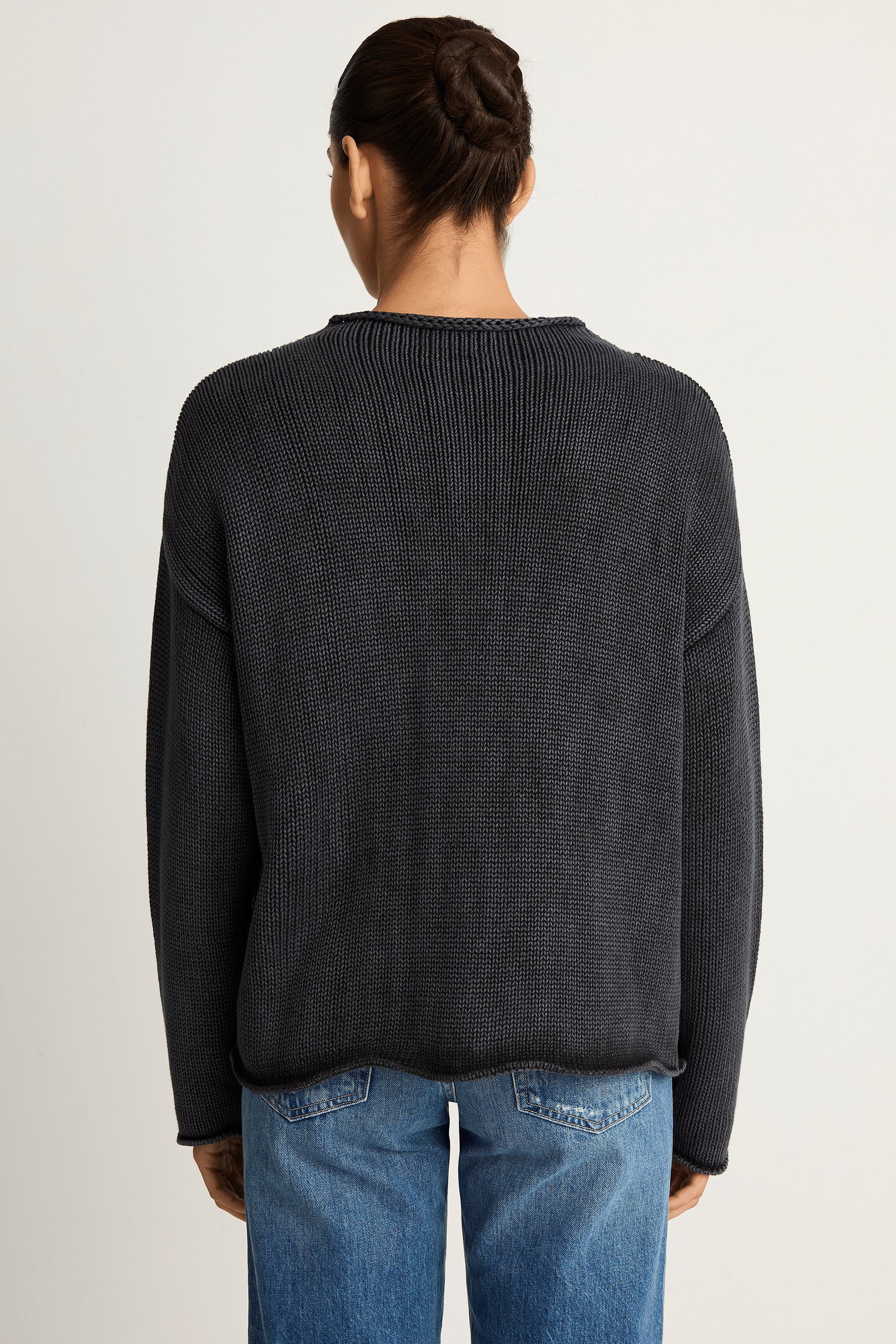 Demylee Lamis Cotton Sweater - Black