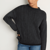 Demylee Lamis Cotton Sweater - Black