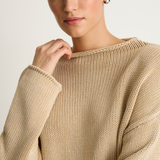 Demylee Lamis Cotton Sweater - Sandstone