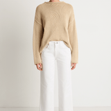 Demylee Lamis Cotton Sweater - Sandstone