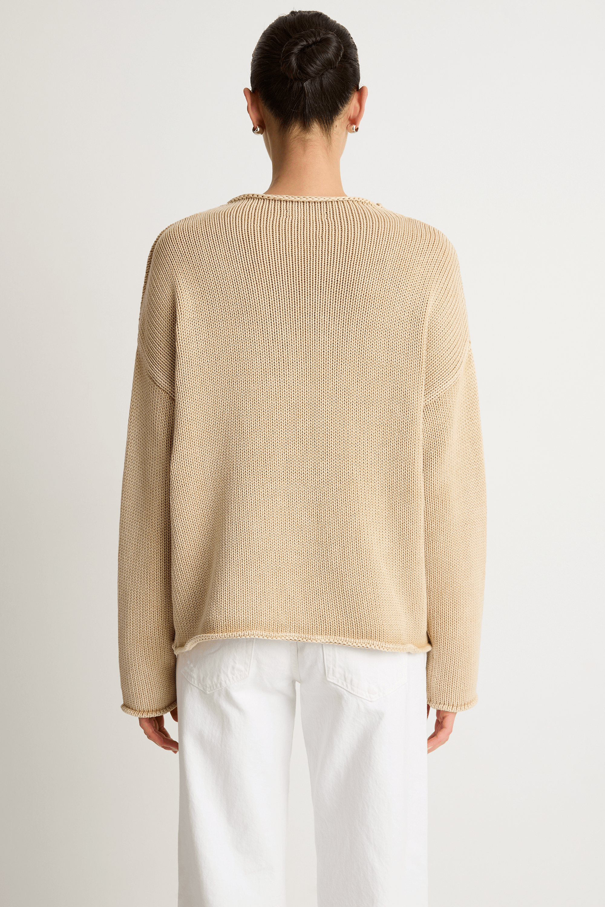 Demylee Lamis Cotton Sweater - Sandstone