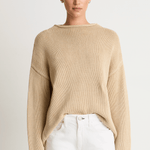 Demylee Lamis Cotton Sweater - Sandstone