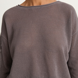 Demylee Marabel Cotton Sweater - Graphite