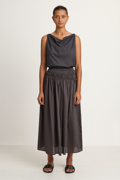 Elsa Esturgie Nacre Skirt - Carbon