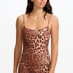 Benoa Body Square Neck Romper 3" - Sahara
