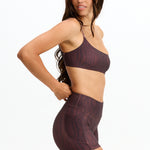 Benoa Body 4" Biker Shorts - Chocolate Zebra