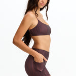Benoa Body 4" Biker Shorts - Chocolate Zebra