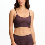 Benoa Body Active Tank - Chocolate Zebra