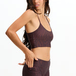 Benoa Body Active Tank - Chocolate Zebra