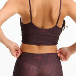 Benoa Body Active Tank - Chocolate Zebra