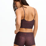 Benoa Body Active Tank - Chocolate Zebra