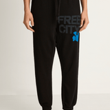 FREECITY Superfluff Pocket Lux Sweatpant - Superblack Blue