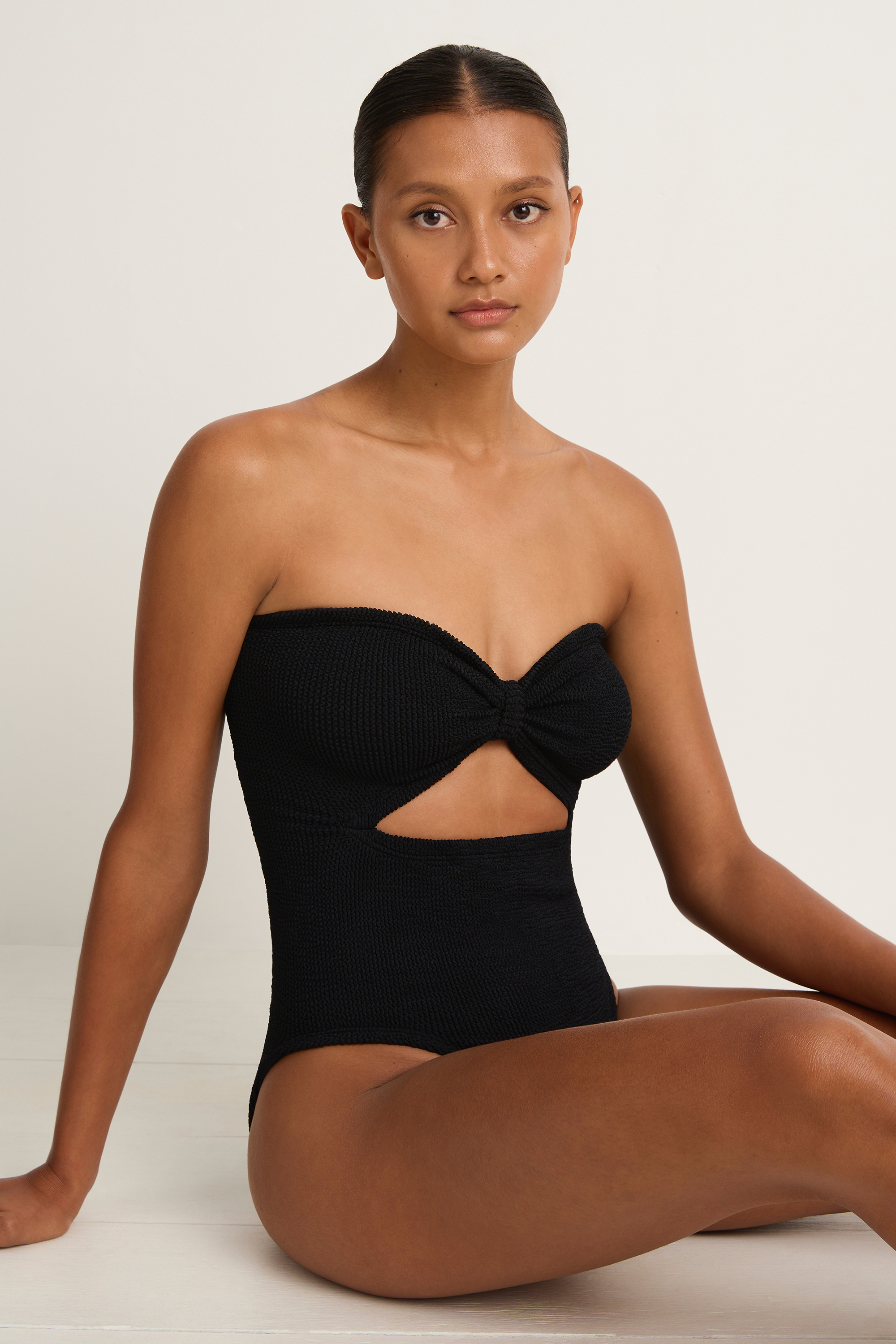 Hunza G Alana One Piece - Black