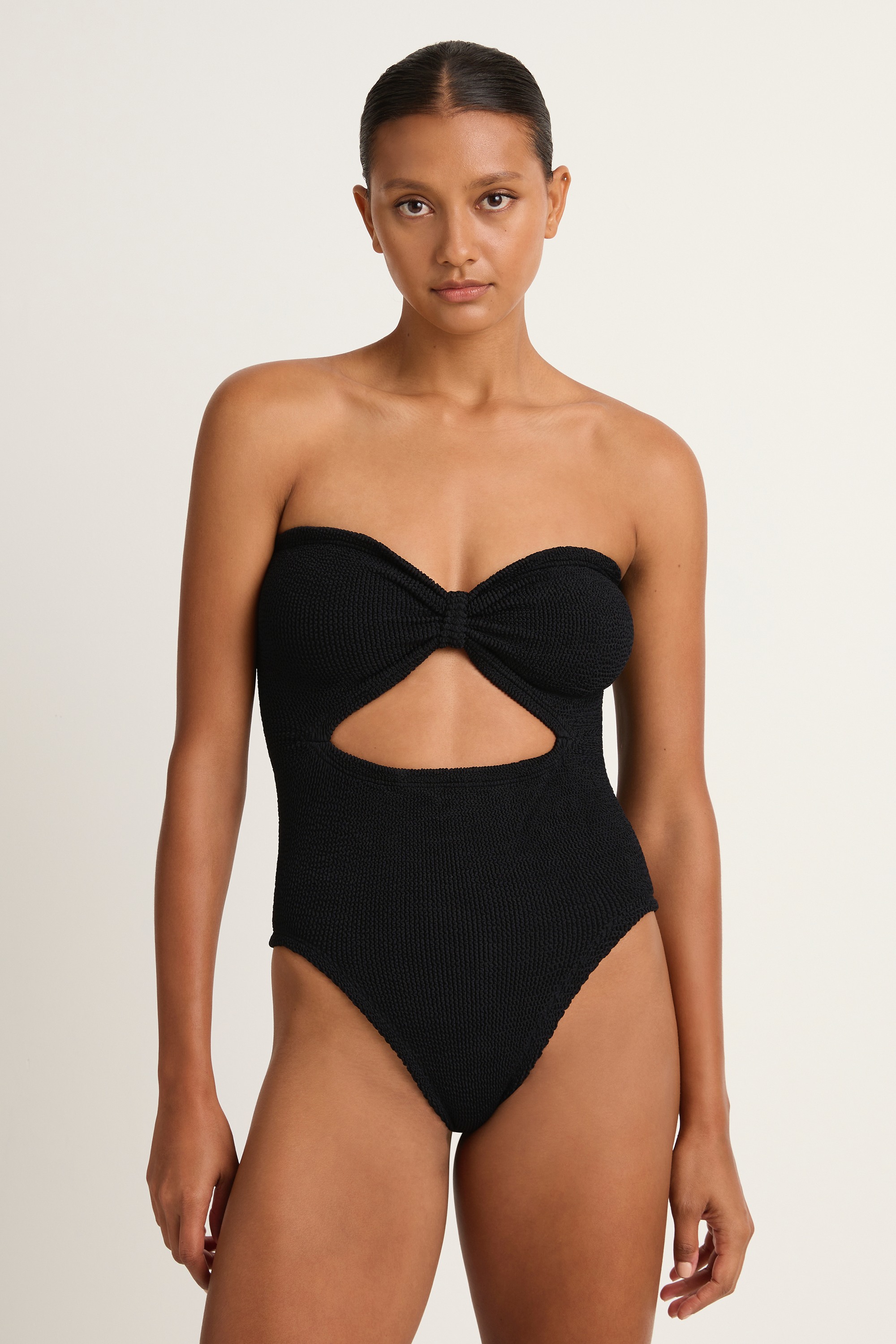 Hunza G Alana One Piece - Black