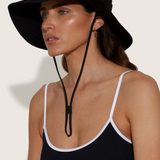 Hunza G Bucket Hat - Black