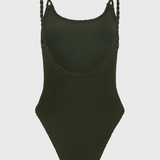 Hunza G Camille One Piece - Metallic Khaki