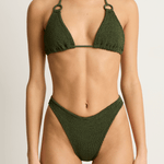 Hunza G Eva Bikini - Metallic Khaki