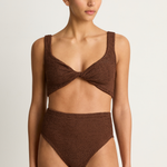 Hunza G Jamie Bikini - Metallic Chocolate