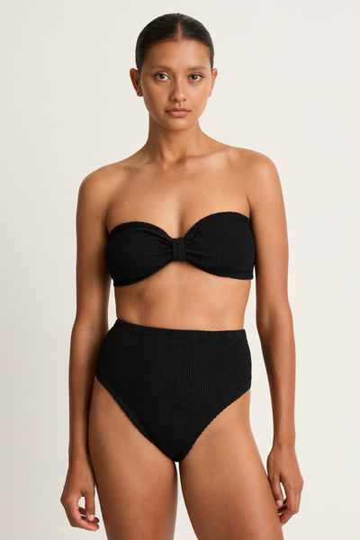ビキニ HUNZA G Women Swimsuit 422237 S CRYSTAL CR Black ビキニ HUNZA G Women Swimsuit 422237 S CRYSTAL CR Black