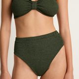 Hunza G Ruby Bikini - Metallic Khaki