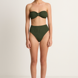 Hunza G Ruby Bikini - Metallic Khaki