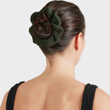 Hunza G Scrunchie - Metallic Khaki