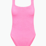 Hunza G Square Neck One Piece - Bubblegum