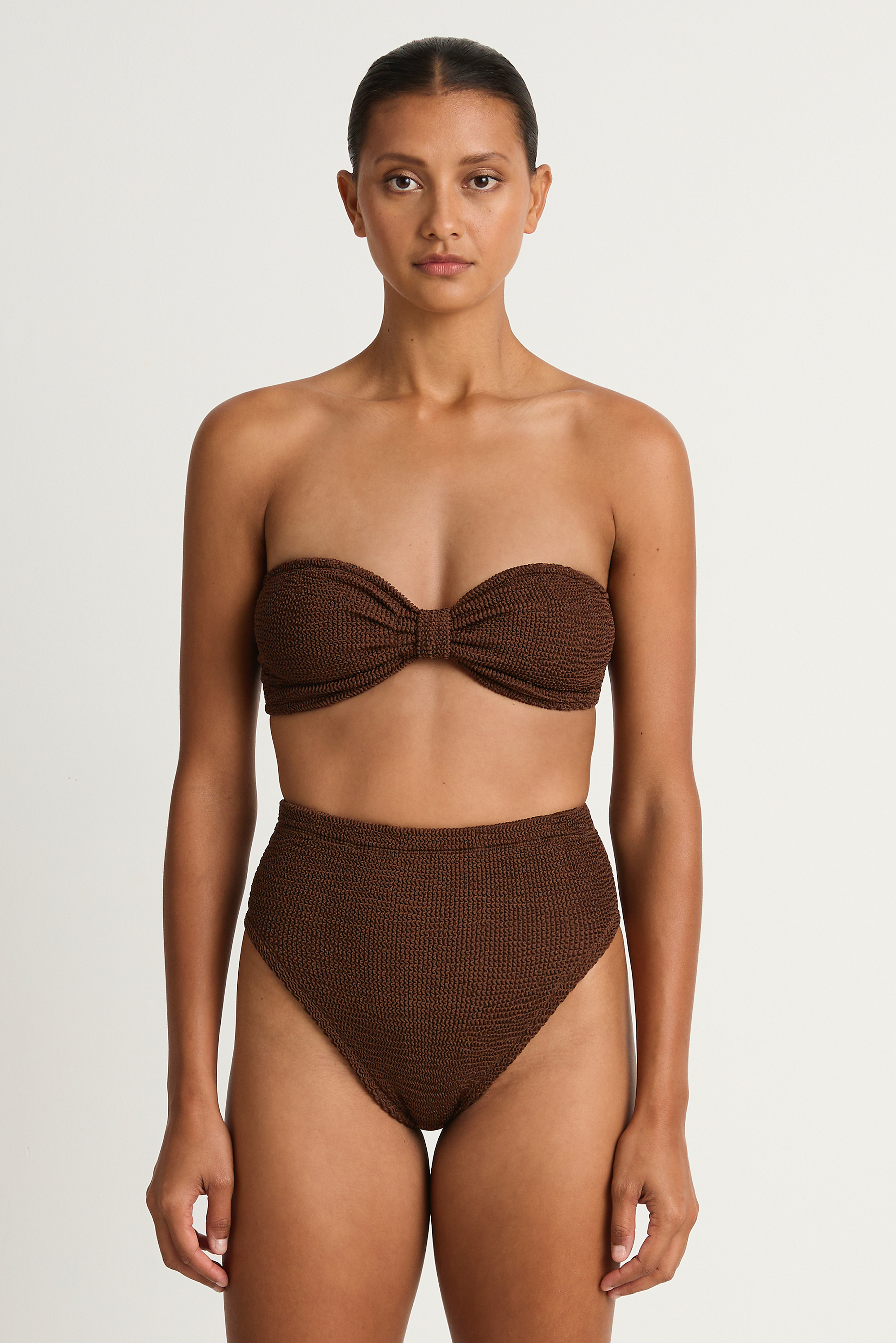 Hunza G Ruby Bikini - Metallic Chocolate