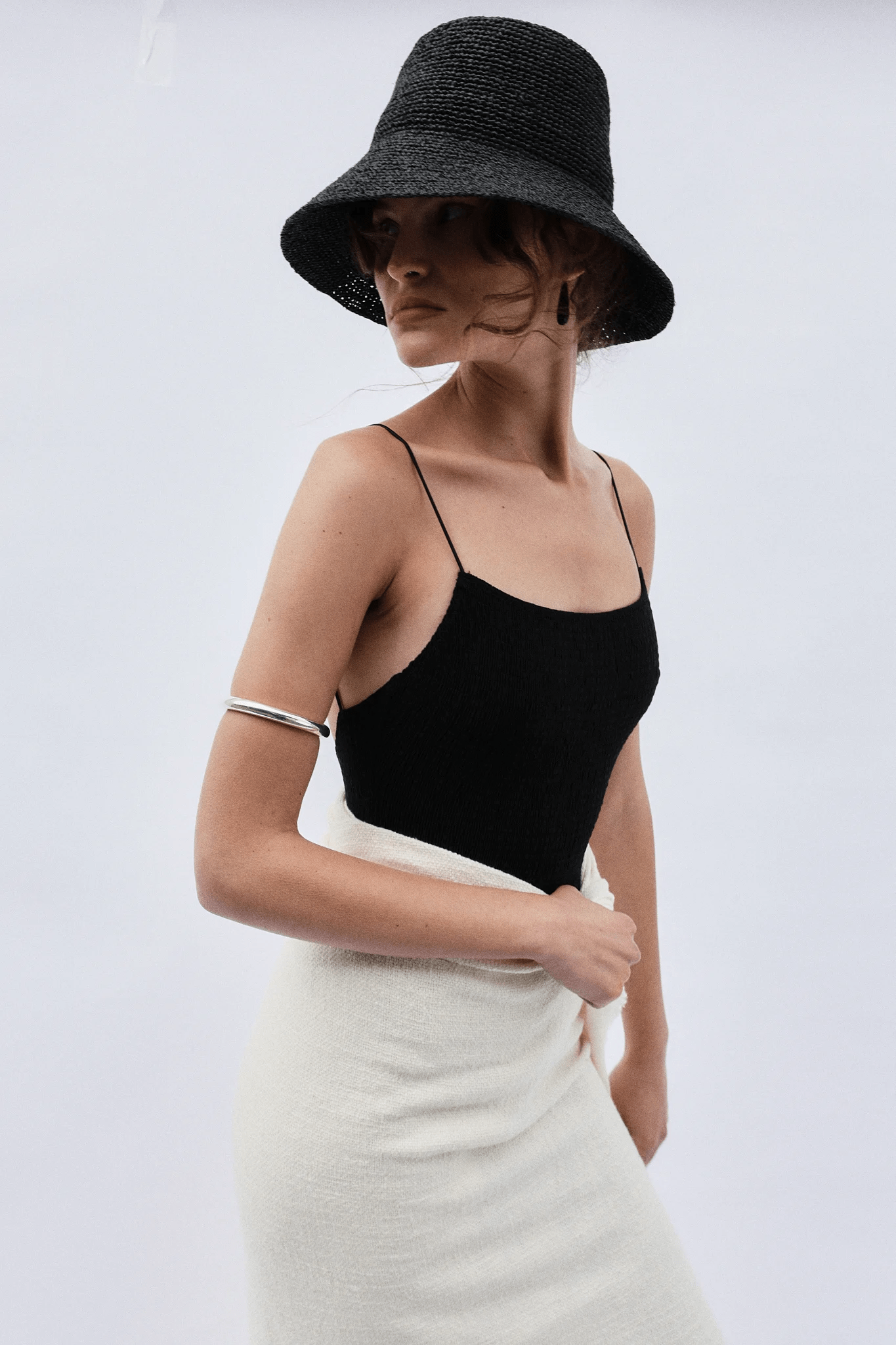 Janessa Leoné Felix bucket hat - Black