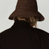 Janessa Leoné Felix Bucket Hat - Dark Earth