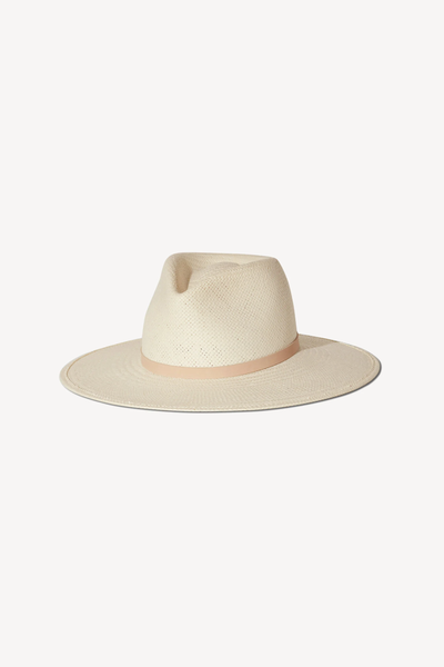Janessa Leoné Damien Woven Straw Baseball Hat Simone Hat | Janessa Leoné – Janessa Leone main image 4