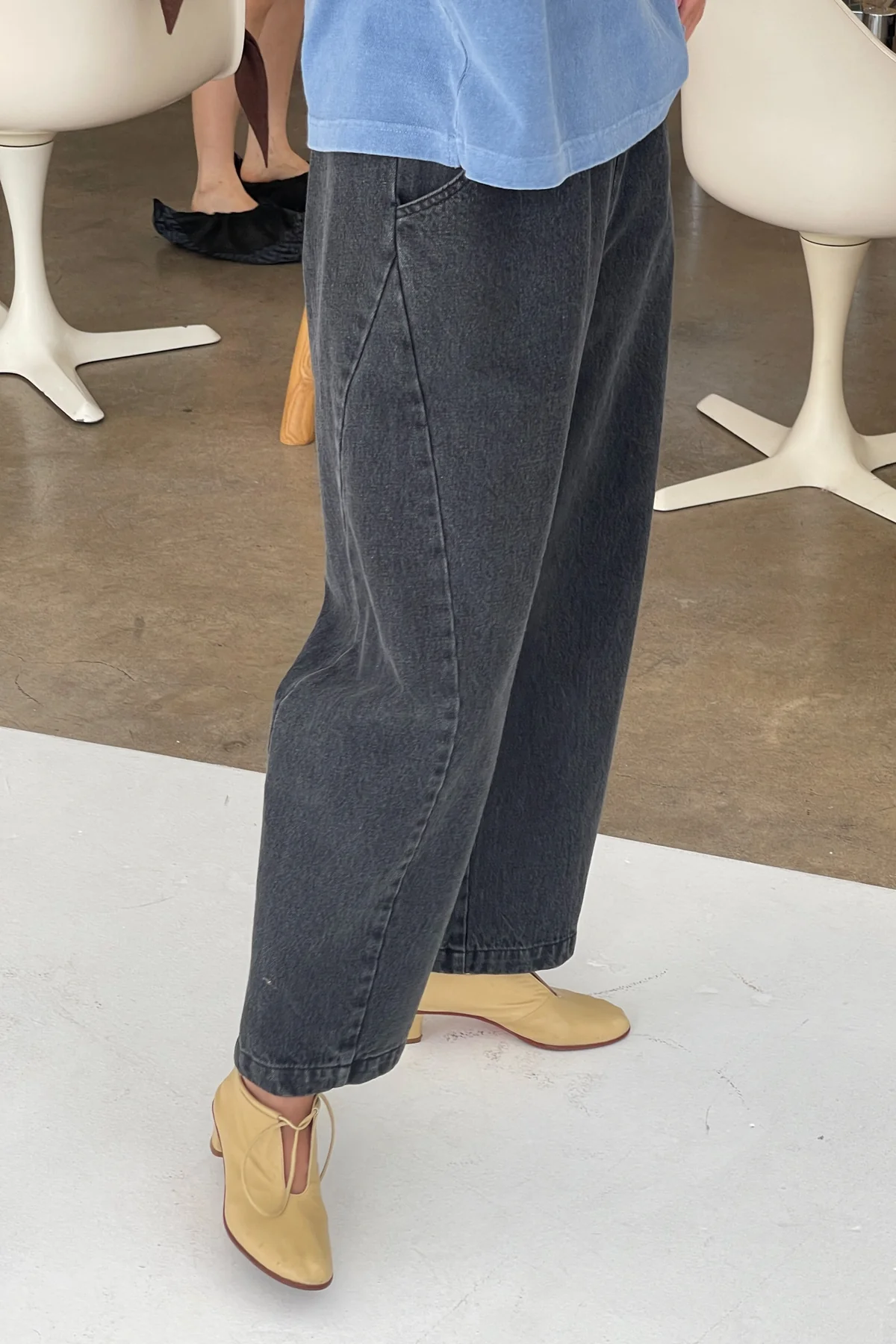 Le Bon Shoppe Arc Pants - Black Denim