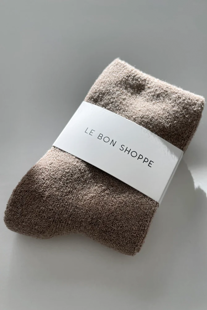 Le Bon Shoppe Cloud Socks - Frappe