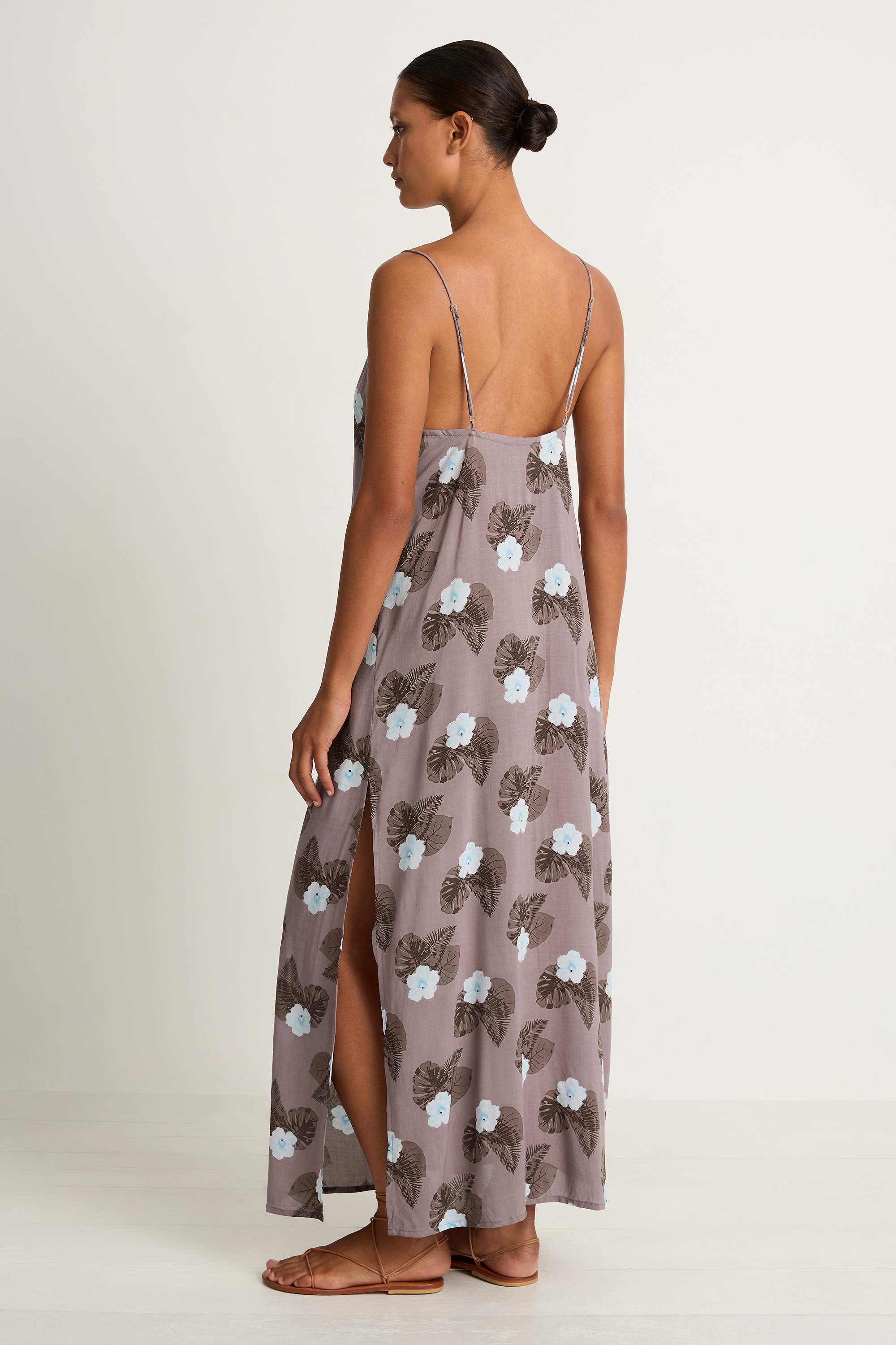 Mai Aria Maxi Dress - Blue Hibiscus