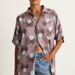 Mai Dylan Top - Blue Hibiscus