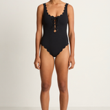 Marysia Palm Springs Tie Maillot - Black