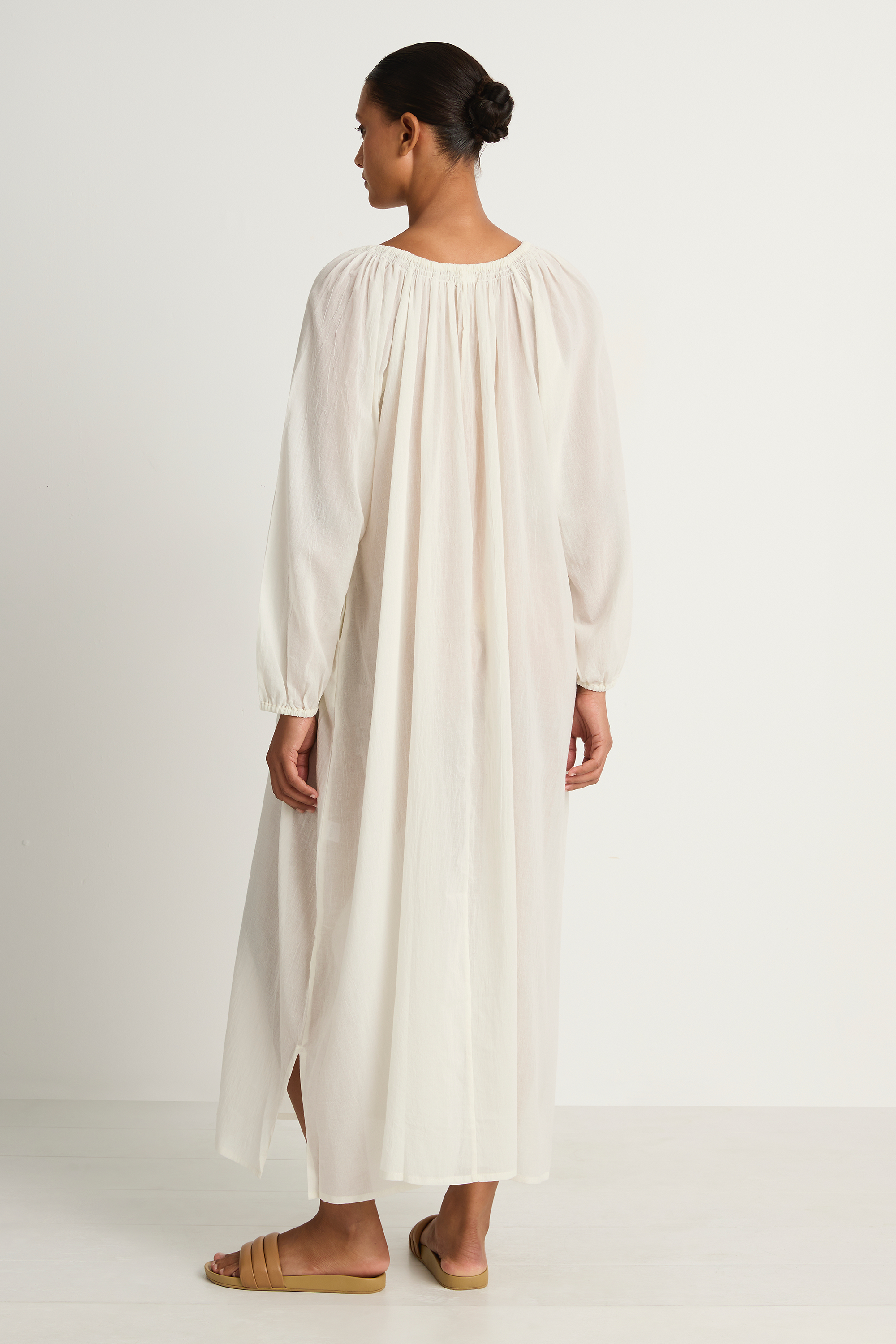 MIKOH Aniwa Maxi Dress - Chalk