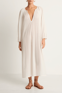 Mikoh Aniwa Maxi Dress - Chalk