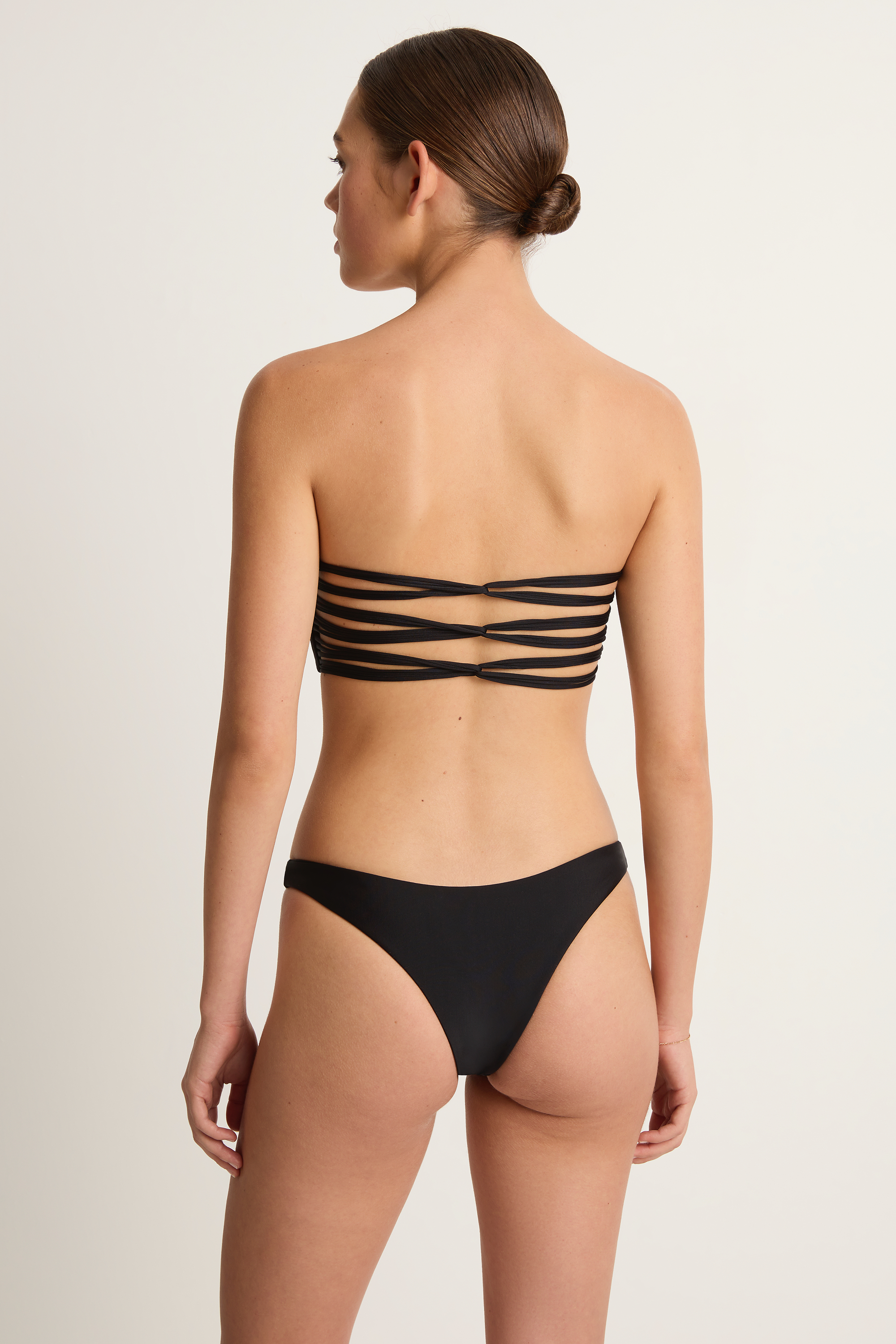 Mikoh Sunset Bandeau Noir – Soleil Blue - Main Image