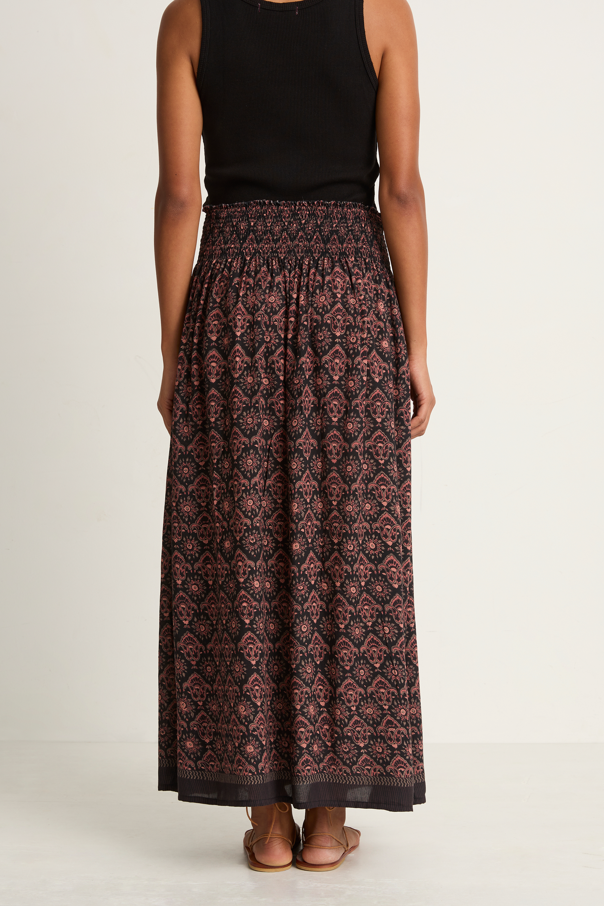 Natalie Martin Bella Skirt - Fleur-De-Lis Black