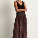 Natalie Martin Bella Skirt - Fleur-De-Lis Black