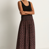 Natalie Martin Bella Skirt - Fleur-De-Lis Black