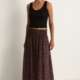 Natalie Martin Bella Skirt - Fleur-De-Lis Black