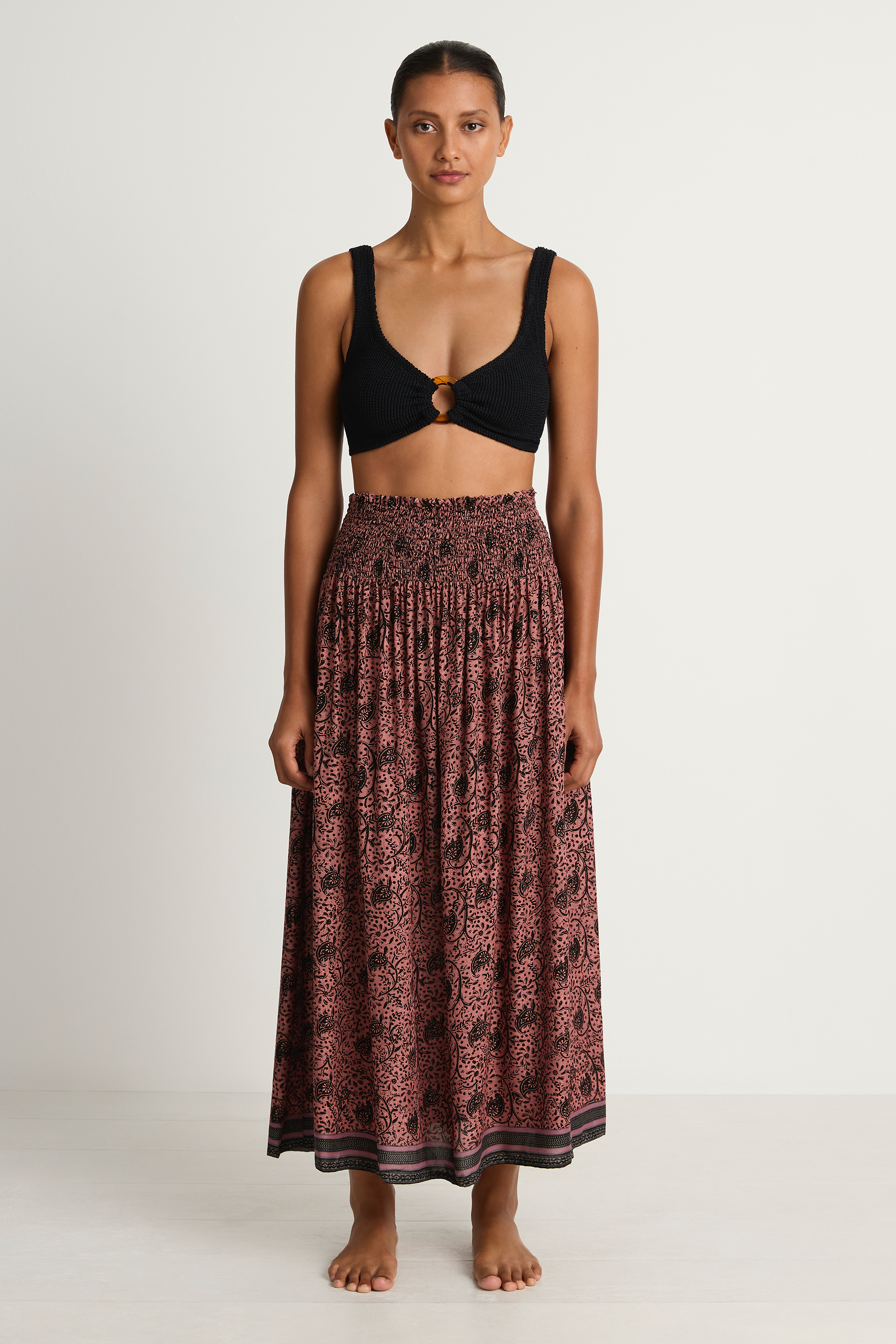 Natalie Martin Bella Skirt - Water Lily Mauve