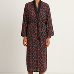 Natalie Martin Diane Smoking Jacket - Fleur-De-Lis Black