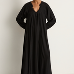 Natalie Martin Silk Fiore Maxi - Black