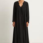 Natalie Martin Silk Fiore Maxi - Black